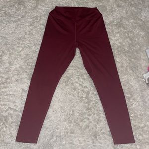 Balance Athletica XL Burgundy Leggings